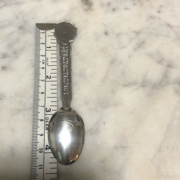 VTG 835 Silver Athens Greece Souvenir Spoon 4.3” - Picture 5 of 5